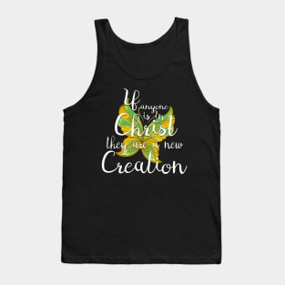 Scripture New Creation Butterfly Tank Top